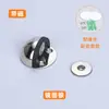 Tapón Magnético Silencioso para Puerta de Vidrio con Forma de Tortuga de Acero Inoxidable, Tapón de Puerta Semicircular de Doble Uso sin Taladro, Bloqueador de Puerta Engrosado Anticolisión