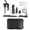 Kit de Primeiros Socorros para Exterior 9 em 1 Kit de Ferramentas de Sobrevivência Sos Kit de Primeiros Socorros de Campo Multifuncional Suprimentos de Emergência