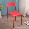 Suministro de Fábrica Silla de Plástico para el Hogar Silla de Comedor Taburete para Adultos Silla de Oficina Silla con Respaldo Simple Silla Cómoda para Computadora Taburete