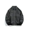 Jaqueta Masculina com Lapela Estilo Streetwear Japonês 2026 Outono Nova Simples Solta Roupa de Motociclista Peça Externa Cool Top