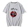 Ropa de verano periférica de anime nueva Naruto Naruto zorrillo Kakashi para hombre y mujer casual Cuello redondo