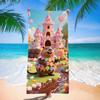 Toalla de Playa de Capibara Nueva Transfronteriza Toalla de Baño de Microfibra de Dibujos Animados para Niños Capibara Absorbente Secado Rápido