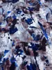 Conjunto de Camisa de Vestir de Tela Estampada de Tejido Plano, Cheongsam, Tela de Flores Pequeñas, Ropa de Exportación Europea y Americana