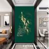 Tela de Pared de Fondo para Entrada con Figura de Nueve Peces Bordada Individual Tela de Pared Bordada para Exhibición Individual Pasillo Estilo Chino Nuevo Moderno Dormitorio Sala de Estar Estilo Nuevo
