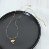 Estilo Japonés y Coreano Simple Lindo Pequeño Joyería Animal Elefante Mini Collar Clavícula Acero Titanio No Cae El Mejor Amigo de la Niña Regalo
