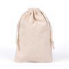 Bolsa de lona transpirable con cordón para regalo, bolsa de lona de algodón, bolsa de almacenamiento para té, venta al por mayor de fábrica