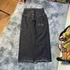 2024 Cross-border E-commerce Streetwear Jeans Y2K Calças Hip-hop Bordado Solto Jeans Homens Harajuku