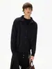 Cardigan de tricô com botões estilo retro americano old money para outono e inverno, para homens e mulheres, oferecendo um caimento relaxado e solto