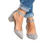 Verano 2018 Comercio Exterior Moda Sandalias de tacón grueso para mujer Nuevas talla grande 40-43