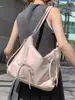 Mochila con Lazo para Mujer 2026 Nueva Moda Trendy Bolso Tote Coreano Casual de Gran Capacidad Bolso de Hombro