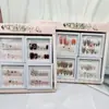 Caja de Exhibición Marco de Fotos Ojo de Gato Multidiamante Suministros para Uñas Artísticas al por Mayor Uñas Postizas DIY Ojo de Gato Francés Multidiamante Uñas Postizas