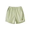 Ropa infantil coreana, pantalones cortos casuales de verano 2024 para niños, cintura elástica, bonitos pantalones con bordado de frutas para niños y niñas