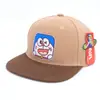 Gorra para niños de comercio exterior, gorra de béisbol de visera plana, estilo callejero de dibujos animados, gorra de hip-hop para baile callejero versión coreana, sombrero de sol de verano, moderno