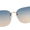 Gafas de sol retro con montura ovalada alta sensación moda letras transfronterizas nuevas gafas de sol con protección UV 139 90287