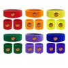 Conjunto Personalizado de Munhequeiras Esportivas para Crianças, Adequado para Entorses, Corrida, Basquete, Badminton, Conjunto de Faixa de Cabeça e Munhequeiras Absorventes de Suor e que Afastam o Suor