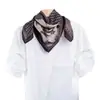 Bufanda de Cuello Artística Cuadrada Chal Decorativo Bufanda Exterior Otoño e Invierno Estilo Coreano Casual Elegante Combinación de Colores Caballo Venta al por Mayor