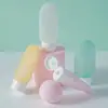 Garrafa Invertida Pe Creme para Mãos, Limpador Facial, Loção Corporal, Gel de Banho, Frasco Flip-Top, Conjunto de Viagem para Apertar, Embalagem de Cosméticos