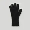 Guantes de Color Sólido 29% Lana de Conejo Mezclada para Mujer en Otoño e Invierno Pantalla Táctil Lana Tejidos de Cinco Dedos Cálidos