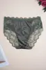 Fornecimento Exclusivo Transfronteiriço de Roupa Íntima Feminina, Calcinhas de Cetim com Renda de Luxo Leve, Cintura Média, Sem Costura, Não Restritivas, Respiráveis, Confortáveis, Amigáveis à Pele, Antibacterianas