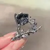 Exquisito Pasador de Pelo con Lazo de Pedrería Pinza de Tiburón Pequeña para Cabello Suelto y Flequillo Accesorio para el Cabello 2026 Modelo Nuevo con un Toque de Alta Gama