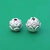 Plata Pura 999 Plata de Ley Accesorios Cuentas de Loto Cuentas Espaciadoras Cuentas para Cintura Cuentas Sueltas Loto Multicapa Cuerda de Cuentas Hecha a Mano DIY