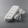 Regleta de alimentación estándar británica transfronteriza con enchufe de cable de extensión, regleta de alimentación estándar británica/europea de 13 A africana, enchufe de cable de extensión estándar europeo