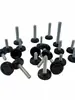 Base de ABS parafuso de grau 8.8 M6 pés de suporte para serviço pesado para armários, pés ajustáveis para vitrines, parafusos de piso, pés de borracha M8 M10