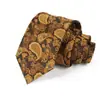 Corbata de hombre con patrón paisley, anudada a mano, estilo nuevo, poliéster, 8 cm, corbata personalizada de alta gama