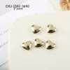 Mini Joias de Liga Metálica Estrela de Cinco Pontas Lua para Nail Art Populares Dourado e Prateado Estéreo DIY Acessórios Pequenos Usáveis para Nail Art