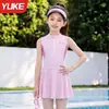 El traje de baño infantil es hipoalergénico, transpirable y muy elástico. Traje de baño de una pieza para niñas 2026 para niños mayores, traje de baño de una pieza sin mangas para piscinas