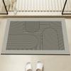 Alfombrilla Geométrica Casual para Suelo de Baño Alfombrilla Antideslizante Absorbente de Agua para Puerta de Inodoro Alfombra de Baño Alfombra de Baño Secado Rápido