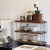 Estante de Almacenamiento, Estante para Café, Organizador Ajustable para Especias de Cocina Doméstica, Estante para Huecos, Escritorio de Oficina, Estantería para Sala de Estar, Portavasos
