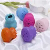 Cepillo Facial Pequeño de Pulpo Limpiador de Gelatina de Silicona Cepillo Masajeador de Limpieza Manual Cepillo para Baño con Champú para Bebé Poros