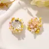 Ramo de Flores de Perlas Dopamina Estilo Bosque de Verano DIY Atractivo para Viajes Pasador Accesorio para el Cabello Flor para Zapatos Hebilla para Zapatos Accesorios