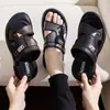Nuevas Sandalias para Hombre Suela Gruesa de EVA Zapatos de Playa Verano Uso al Aire Libre Papá Antideslizantes Resistentes al Desgaste Sandalias Universales de Doble Propósito