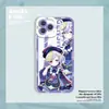 Comercio Exterior Estilo Japonés Genshin Impact Hu Tao Klee iPhone 17 Funda de Teléfono Anime Apple 16Pm Raiden Shogun Funda Transparente