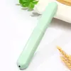 Estojo de viagem portátil para escova de dentes de palha de trigo, caixa de armazenamento de artigos de higiene pessoal, porta-escova de dentes, caixa de armazenamento de plástico mais vendida transfronteiriça