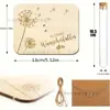 Artesanías Decorativas de Madera para Bodas y Deseos Transfronterizos Regalo de Boda Sobre de Regalo de Dinero Artesanías de Tubo de Ensayo