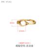 Anillo de plata esterlina 925 soporte vacío femenino diy cera de abeja Ámbar soporte vacío para anillo de perla accesorios 7*8*10 7*9*12