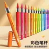Caneta Marcadora Acrílica Líquida Reta com Ponta Macia para Estudantes Opaca e Empilhável Especial para Arte Conjunto de Canetas de Pintura Laváveis