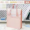 Bolsa transparente de PP para documentos de examen, impermeable, bolsa especial para estudiantes que toman exámenes, bolsa de mano para tutorías, bolsa de almacenamiento con botón de presión