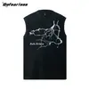 Camiseta sin mangas Rayo Retro Americano Verano Hombres y Mujeres Moda Callejera Nueva Holgada Versátil Sudadera de Pareja