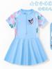 Traje de baño nuevo para niños 2024 Niñas Traje de baño con falda Siomatic Verano Niñas Junior de tamaño mediano Natación de entrenamiento
