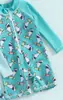 3-6M 6-9M 9-12M 12-18M 18-24M 2-3Y, traje de baño de una pieza de manga larga para niños