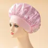 Comércio Exterior Transfronteiriço da Amazon Lenço de cabeça de aba larga alta elasticidade Touca de beleza Touca de banho Touca para cuidados com o cabelo Touca de dormir de cetim feminina