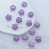 Flor de Ciruelo Cerámica Cuentas Sueltas Flores de Cinco Estrellas Tejidas a Mano Yiwu Pulsera DIY Collar Pendientes Fabricante Venta al por Mayor