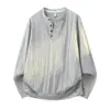 Nueva Camiseta Cálida para Hombre Otoño/Invierno 2026, Moda Estilo Old Money, Camiseta Casual Holgada de Manga Larga