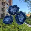 Arreglo floral artificial de peonías de Luoyang de 3 cabezas y peonías, adecuado para decoración del hogar, decoraciones de bodas y como fondo para fotografía
