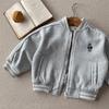 Chaqueta Infantil 2025 Primavera Nueva Niños y Niñas Oso de Dibujos Animados Japoneses Chaqueta de Béisbol Bebé Marca de Moda Camisa con Cremallera