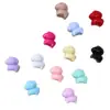 Cuentas de Animal de la Fortuna Pony de Color Sólido Acrílico con Agujero Recto Materiales para Colgantes DIY Joyería Hecha a Mano